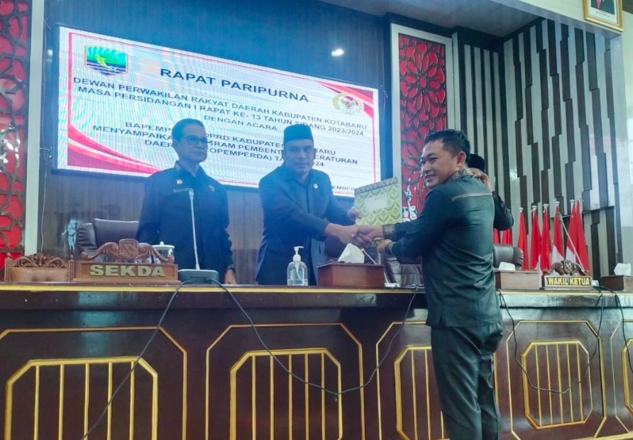 Laporan Bapemperda DPRD Kotabaru Terhadap Rencana Propemperda Tahun