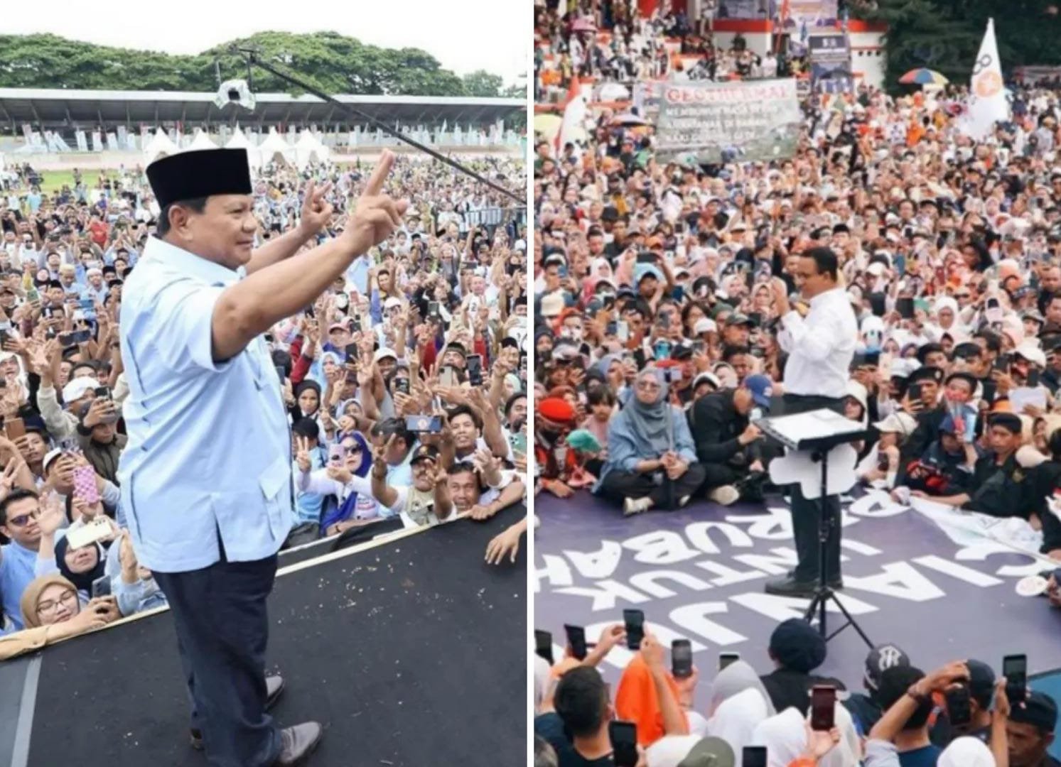 Kampanye Akbar Anies Muhaimin Dan Prabowo Gibran Berikut Rekayasa Lalu