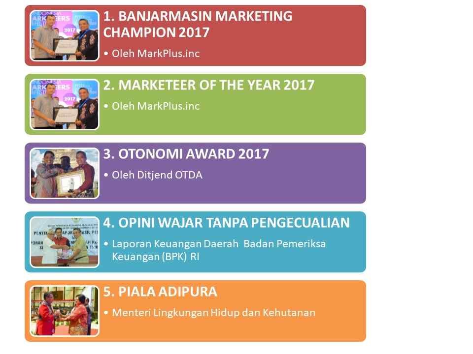 Dalam 12 Bulan, Banjarbaru Terima 19 Penghargaan Nasional 1 Slide2