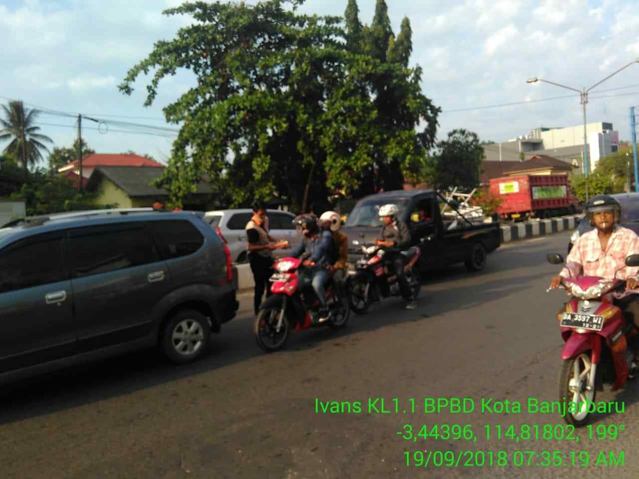 Kabut Asap, BPBD Berbagi Masker Gratis 2 74df67ef 053a 4064 904d df6f4c9cc38c