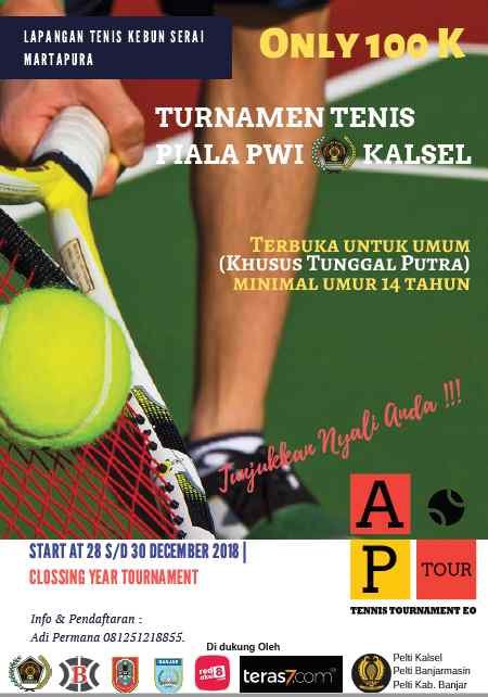 Petenis Berbagai Daerah Ikuti AP Tour-Piala PWI Kalsel 2018 2 ap tour