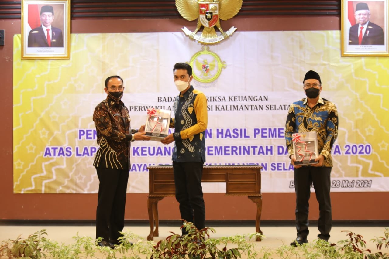 Untuk ke 8 kali berturut turut Pemkab Banjar meraih predikat WTP dari BPK RI