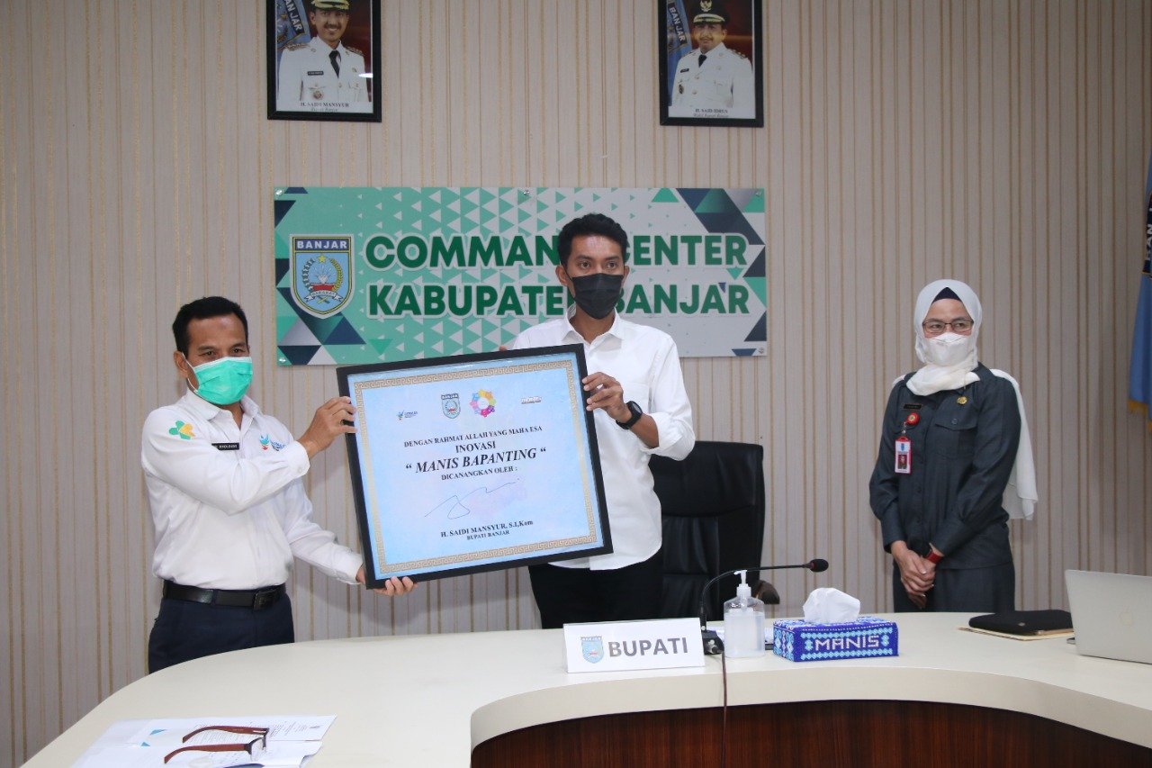 untuk menekan Angka Stunting yang cukup tinggi Bupati Banjar Saidi Mansyur Luncurkan Program Manis Bapanting