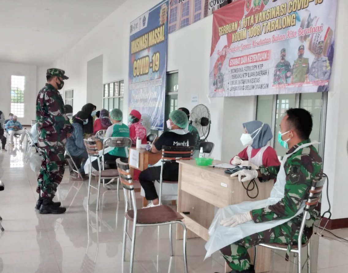226 Warga Divaksin Dosis Kedua Yang Digelar Kodim 1008/Tabalong 2 IMG 20210928 WA0013