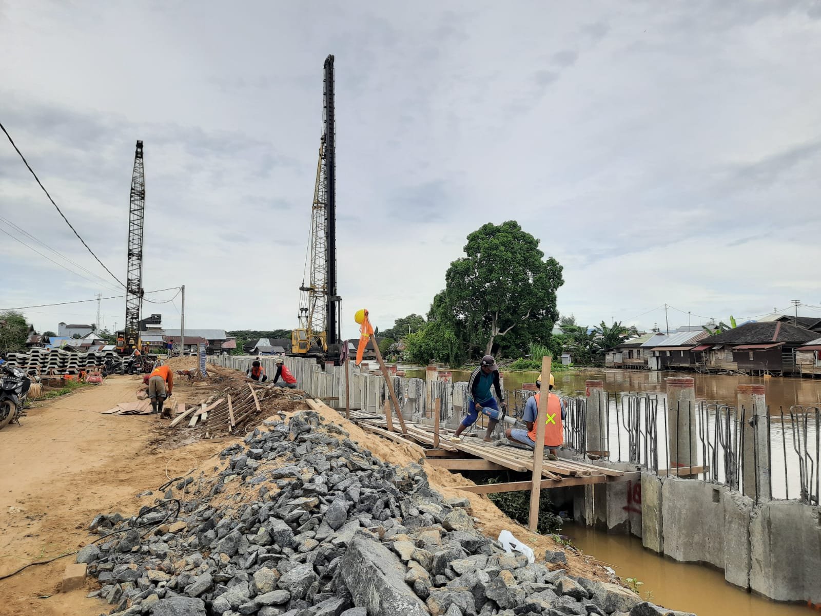 Telan Biaya Rp 32 M, Pembangunan Kawasan Air Santri di Murung Kenanga Capai 40,3 Persen 3 IMG 20211117 WA0017