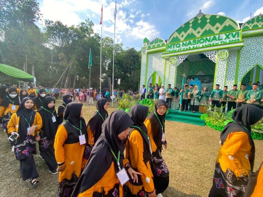 Pembukaan MTQ Nasional Kabupaten Balangan di Kecamatan Tebing Tinggi