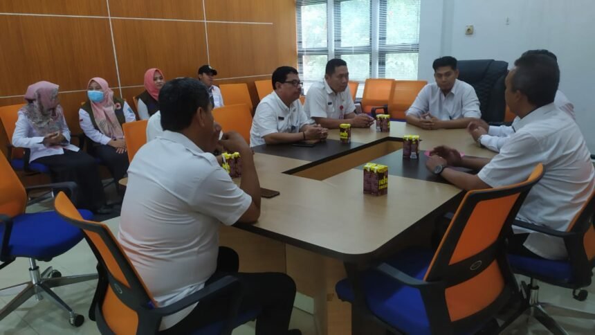 BPBD Kabupaten Banjar melakukan kunjungan di ruang rapat BPBD Kabupaten Balangan