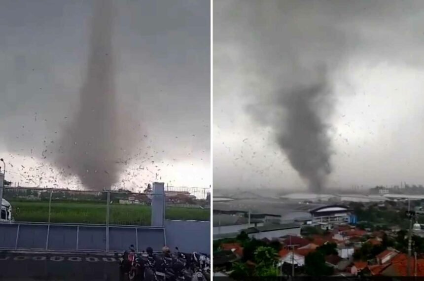 Ngerinya Angin Kencang Di Rancaekek Bandung, Badai Tornado Pertama Di ...