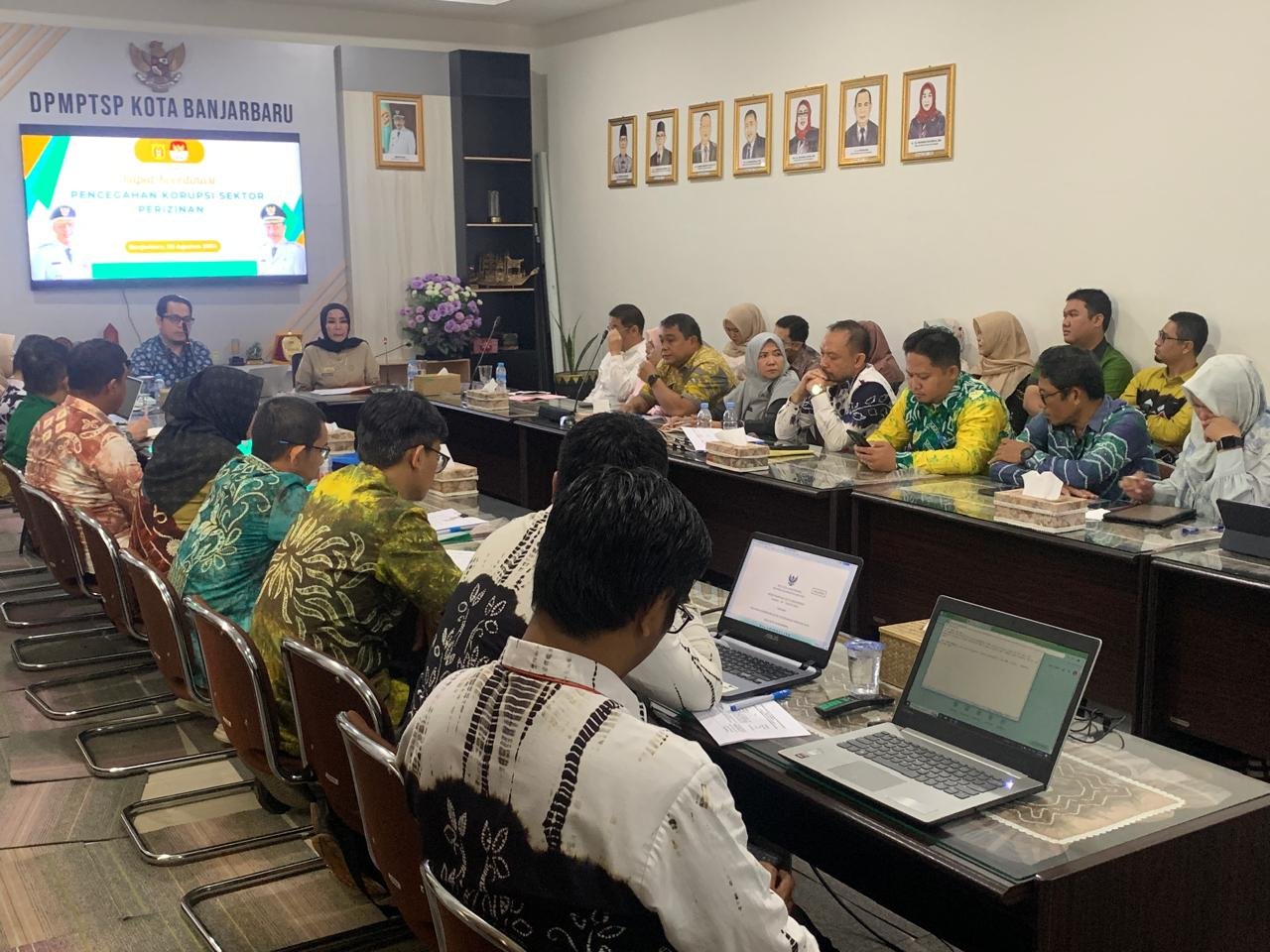 Bunda Nunung Pimpin Rapat Pencegahan Korupsi bersama Seluruh Kepala SKPD Kota Banjarbaru 2 IMG 20240802 WA0006