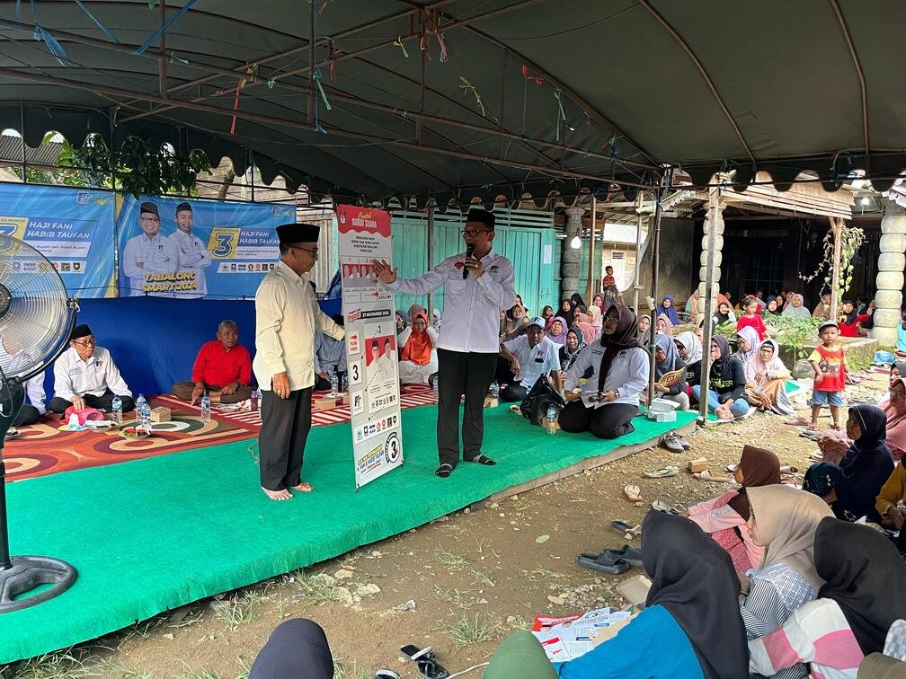 ikrar dukungan warga untuk pasangan haji fani habib taufan di pilkada serentak 27 November 2024 1