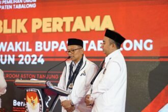 haji fani habib taufan ikuti debat publik pilkada Tabalong diadakan di hotel aston tanjung 1