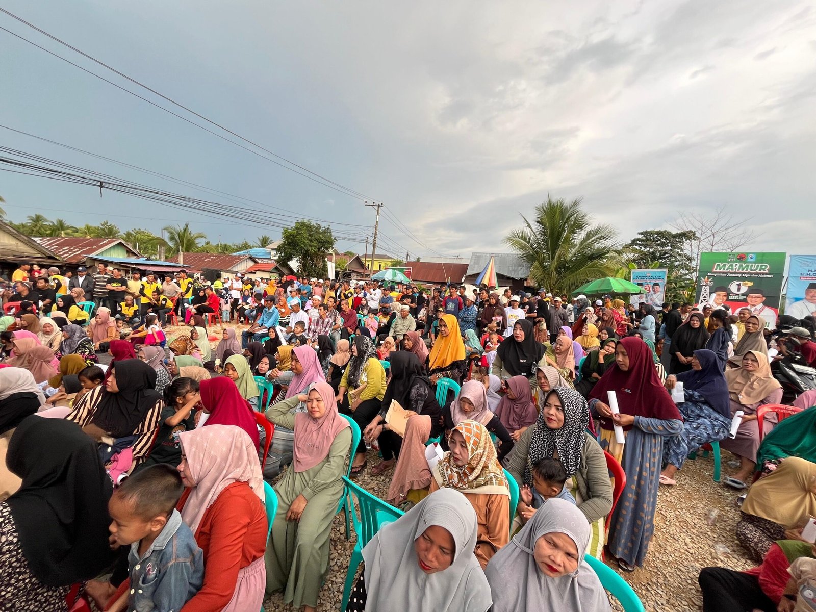 Hadiri Kampanye Haji Fani - Habib Taufan, Ratusan Warga Takulat: Coblos Nomor 3! 2 warga desa takulat 5 scaled