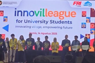 Mahasiswa Universitas Lambung Mangkurat (ULM) Keluar Sebagai Pemenang/juara Bidang Gagasan Solutif Inovatip 2025, yg dikuti oleh Ribuan peserta dari berbagai perguruan Tinggi Seluruh Indonesia. Foto: Ist