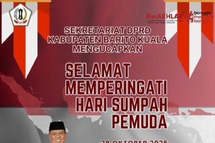 Sekretariat DPRD Kabupaten Barito Kuala Mengucapkan Selamat Hari Sumpah Pemuda 28 Oktober 2025JPG