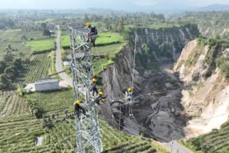 PLN Perbaiki Transmisi dekat Sinkhole Aceh