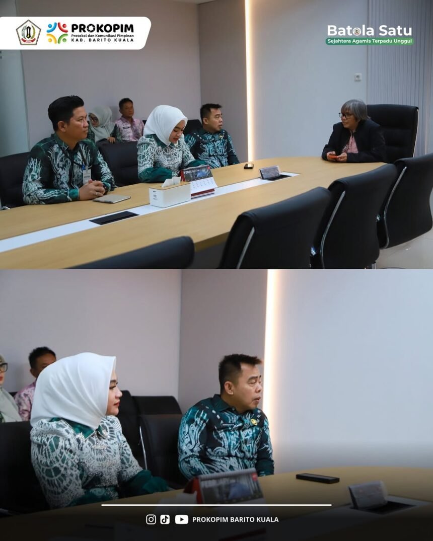 Pemerintah Kabupaten Barito Kuala Melakukan Kunjungan Kerja ke Kementerian Lingkungan Hidup Republik Indonesia di Jakarta Jumat 27 02 2026. Dalam hal in