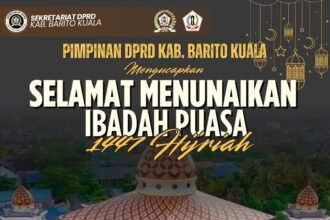 Pimpinan dan Anggota DPRD Kabupaten Barito Kuala Mengucapkan Selamat Menunaikan Ibadah Puasa Ramadhan 1447 HijriahJPG