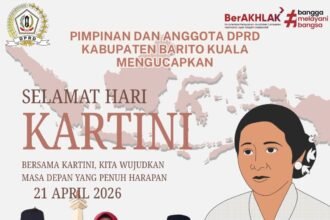 Pimpinan dan Anggota DPRD Kabupaten Barito Kuala Mengucapkan Selamat Hari Kartini Bersama Kartini Kita Wujudkan Masa Depan Yang Penuh HarapanJPG