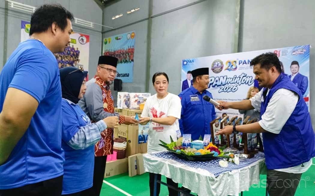PANminton Jadi Panggung Kebersamaan PAN Banjarbaru di Momen HUT ke-28 Partai dan HUT ke-81 RI 2 IMG 20260823 162927