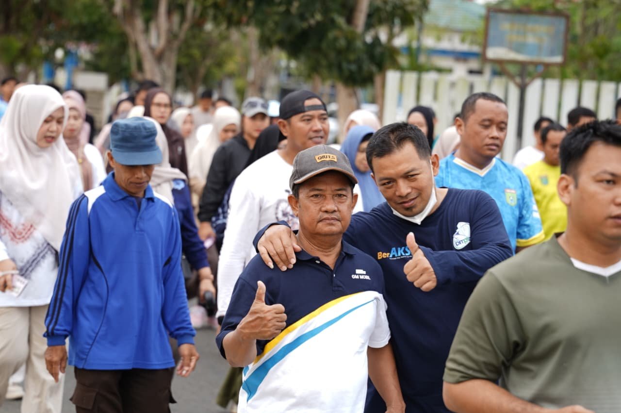 aksi jalan sehat asn tanah bumbu