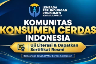 logo komunitas konsumen cerdas lpksm borneo kalimantan